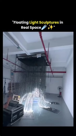 Innoverse on Instagram: "A 3D LED matrix isn’t just a display — it’s a new dimension of visual storytelling. Thousands of suspended LEDs act as individual 3D pixels, forming shapes, patterns, and animations that appear to float in mid-air. Powered by real-time software like TouchDesigner, the system responds instantly to gestures, motion, or sound, turning data into living light. This fusion of engineering, art, and interactivity is redefining how we experience digital content — transforming raw