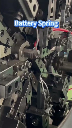 Battery Spring Manufacturing #springmanufacturing #oem #springmanufacturer #tensionspring