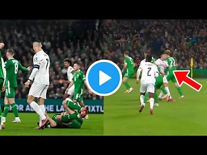 Cristiano Ronaldo Red Card vs Ireland – Elbow on O’Shea by Cristiano | Portugal vs Ireland