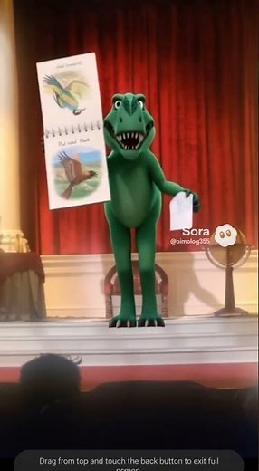 Great Moments with Laura Giganotosaurus Mr lincoln showcasing her Dinosaur Train career Sora AI joke