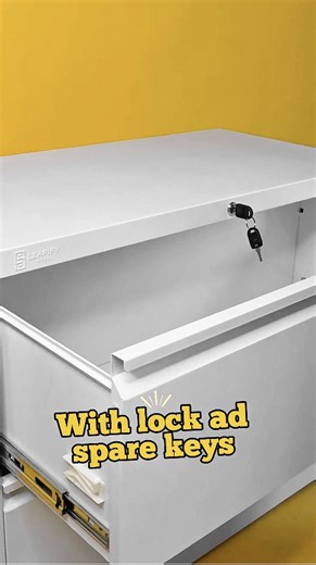 1K reactions · 33 comments | A lifetime of documents kept safe 凉 ⭐ Height: 73cm, Width: 50cm, Length: 90cm ⭐ With lock and spare keys ⭐ With FULL STEEL drawers and steel railings ⭐ One-drawer at a time safety mechanism ⭐ Full steel body (even back part) #LeapifySteel #FileCabinet #FilingCabinet #SteelCabinet #SteelDrawers | Leapify Steel | Facebook