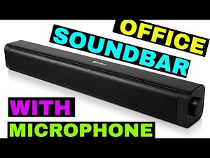 Sandberg Office Soundbar with mic - improve your Office online meetings