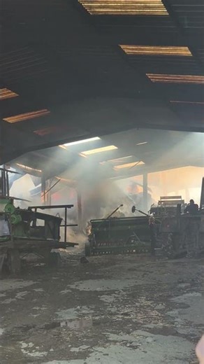 Incendie à Hallainville