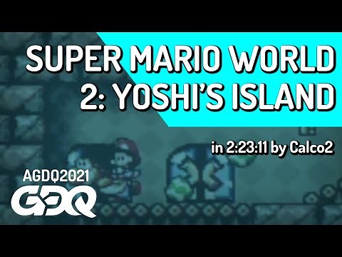 Super Mario World 2: Yoshi's Island by Calco2 in 2:23:11 - Awesome Games Done Quick 2021 Online