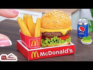 🧀 So Delicious Mini McDonald’s Big Mac Recipe | ASMR Cooking Mini Food