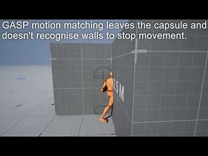 GASP Motion Matching and Wall Collision in UE5.5
