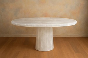 Handmade Selenite Crystal Oval Dining Table: Luxury Gemstone Furniture - Etsy
