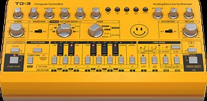Behringer TD-3 Analog Bass Line Synth in Yellow