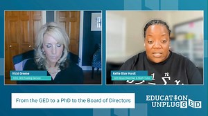 ICYMI: The launch of Education UnplugGED, the official podcast of GED Testing Service, was announced during today’s GED Grad Day virtual commencement! We’re excited for you to hear our first episode featuring Kellie Blair Hardt – a GED grad who went off to get her PhD, is a math tutor, and sits on the Board of Directors of GED Testing Service. Listen and subscribe: https://marketscale.com/shows/ged-testing-service/ | GED Testing Service | Facebook