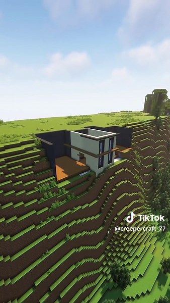 Building Cliff Houses in Minecraft