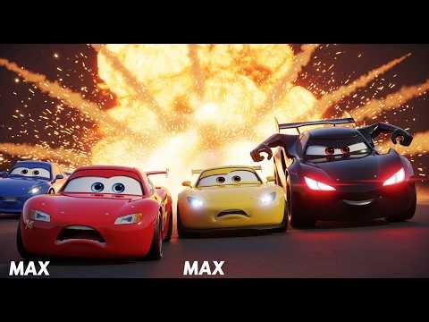 Max The Little Racing Cate | Pixar Style Racing Adventure Cartoon** 🚗✨| #hiddencatsstories