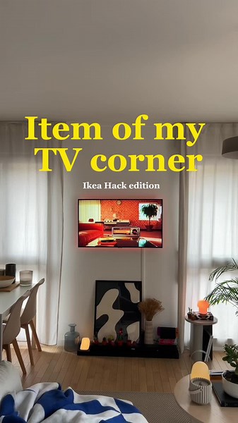 DIY IKEA Hack for Stylish TV Stand