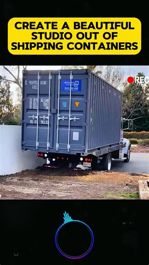 Progress on Instagram: "Creating a beautiful studio out of shipping containers. #usewhatyouhave #diy"