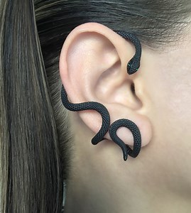 Snake Earring,snake Earring, Gothic Earring, Gothic Jewelry,snake Ear Cuff, Snake Cuff, Gothic Ear Cuff Unisex Earring Single Earring - Etsy