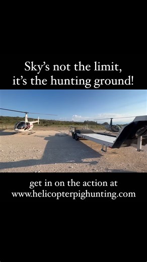 Sky’s not the limit, it’s the hunting ground. 🚁🐗 Join the ultimate airborne hunting adventure and rule the Texas skies with #helicopterpighunting! Check our hunt pricing online at https://www.helicopterpighunting.com/hunting-packages/ or contact us to plan your action-packed hunting experience. 325-515-0175 / hunt@dividedfind.com #helicopterhunting #texas #hunting #hoghunting #pighunting #guns #gunsdaily #nascar #wwe #FlyingPigs #HuntingHumor #helicopter #helicopterpighunting #helicopterhoghun