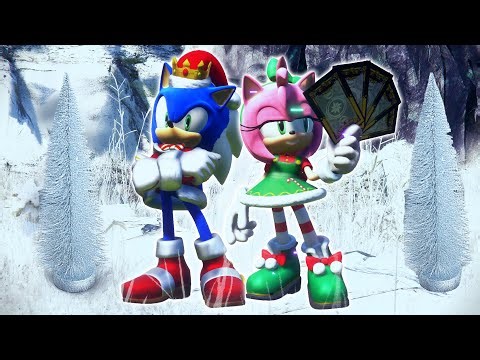 Snowdrift Sonic and Xmas Amy | Sonic Frontiers Mod (DOWNLOAD)