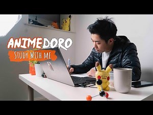 ~2 HOUR (ANIMEDORO) STUDY WITH ME | [Relaxing Lofi Playlist 🍜] | Eating Pistachios