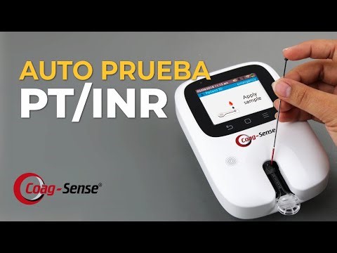 Auto Prueba Sistema de Monitoreo Coag-Sense PT/INR