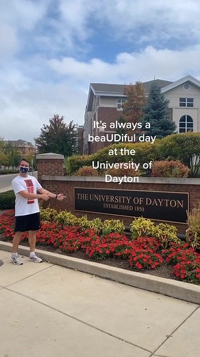 Showing off campus? We’re in. #universityofdayton #daytonflyers #ohio #collegelife
