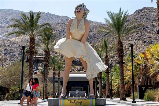 Controversial Marilyn Monroe statue in Palm Springs to be moved