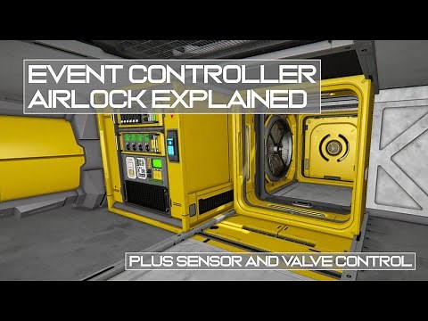 Super Simple Airlock in Space Engineers! 100% Vanilla, No Scripts! Just 1 Event Controller!
