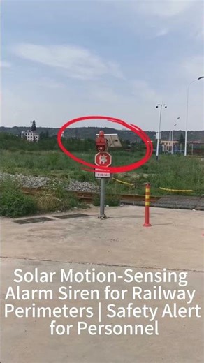 Solar-Powered Warning Alarm Siren: Enhancing Safety at Railway Crossings#security #safetyfirst