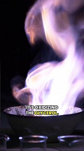 Glycerol combustion demo with Andrew Syzdlo #shorts #science #combustion #andrewszydlo #glycerol