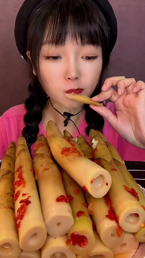 4.4M views · 10K reactions | Reel created from [Food ASMR - Yummy Octopus fried - frog fried - pickles bamboo - octopus hand fried - raw shrimp with sauce and duck head roast eating show] | Food ASMR | Facebook