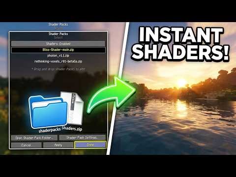 How To Install Shaders in Minecraft Java Edition 1.21.11