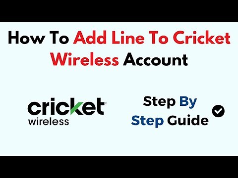 How To Add Line To Cricket Wireless Account