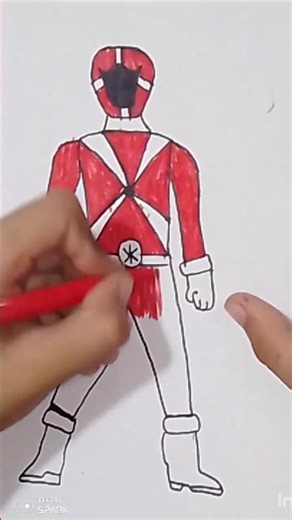 power rangers|draw a power rangers@hassanartgallery