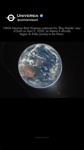 Artemis II: The First "Blue Marble" of 2026!