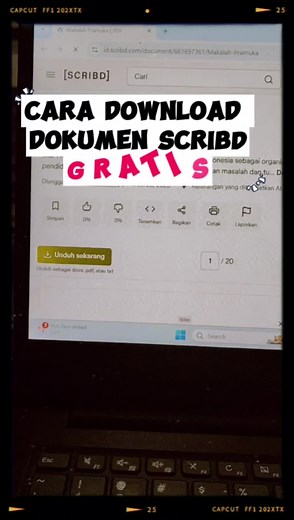 Cara Download Dokumen Scribd Gratis dengan Mudah