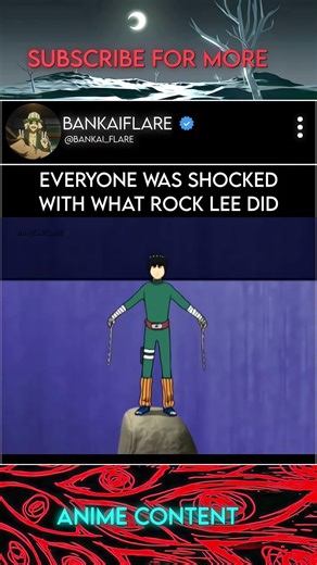 Rock lee was insane 🔥 | Naruto edit | Naruto best moments