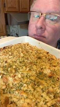Dead simple, easy weeknight dinner! Chicken & Stuffing Casserole. #food #cooking #recipe #dinner