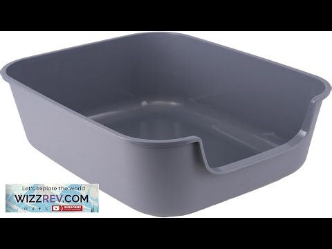 Large Cat Litter Box with High Sides Cat Boxes for Indoor Cats Cat Litter