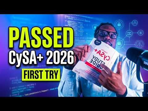 I Passed CySA+ First Try in 2026… Here’s Exactly How