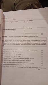 Activity 1Complete the following table\begin{tabular} { | l |... | Filo