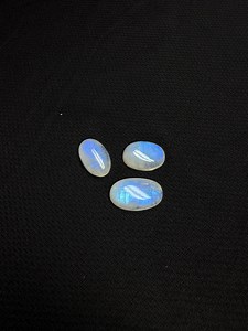 3 Pieace of Rainbow Moonstone Cabochon: High Flash Gemstone for Jewelry Making Cabochons - Etsy