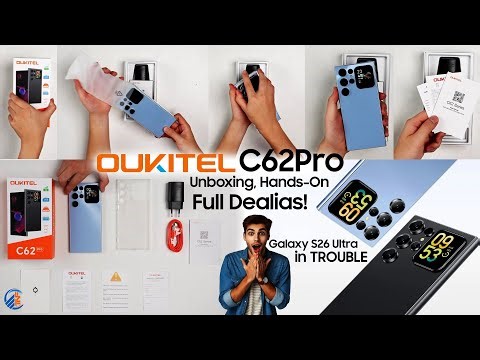 OUKITEL C62 Pro Unboxing: Hands-On Review & Surprising Features!