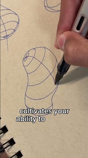 How to draw 3D shapes using this technique— inspired by ‪@The_Art_Coach‬