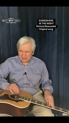 SOMEWHERE IN THE NIGHT Richard Beausoleil Original song My original song “SOMEWHERE IN THE NIGHT” is available on all digital platforms (Spotify, Apple Music, Amazon Music, YouTube, Facebook, Instagram, TikTok. Etc.. My links are available in the linktree on my profile page. You can add my original songs to your favorite playlist. I wrote the music by myself and the lyrics with my wife Maryse. I did the arrangements and played all the instruments in my recording studio. Thank you very much for l