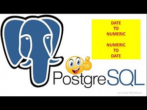 How To Convert Date Timestamp Value To Numeric And Numeric To Timestamp In PostgreSQL Using pgAdmin4