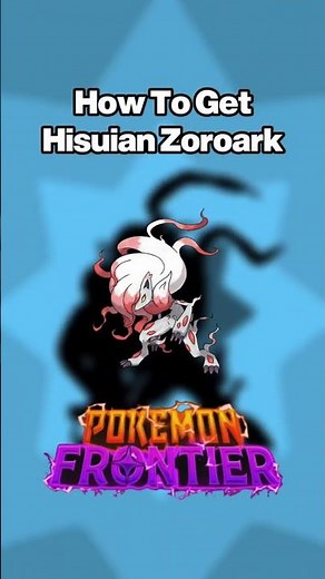 How To Get HISUIAN ZOROARK in Pokémon Brick Bronze Frontier! #roblox #pokemonbrickbronze