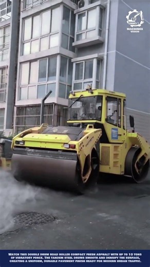 High-Performance Tandem Roller Machine Innovation for Urban Road Reconstruction and Paving Projects