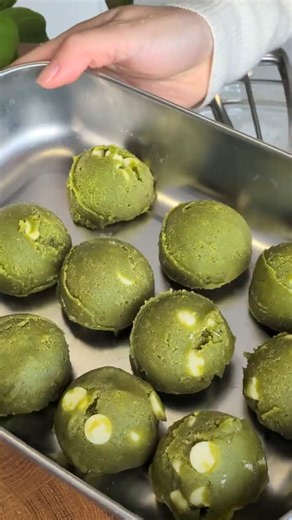Tonight's treats 🍵🍪 | Matcha Cookies
