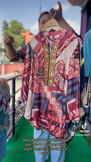 New arrival high quality paper thin tshirt size from 38-46 bust and high quality soft denim pant available from Size 32-40 waist . #naulowears #benaulo #jhamsikhel #wearnaulobenaulo #softjeans | Naulo wears