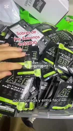 Si quieres entrenar en serio y no calentar banca Te presentamos estos sobres de pre entreno si estás con pocas Lucas para comprarte un tarro $1790 y 4x$5000 📍Lincoyan 607, Concepción WWW.BIOGYMSTORE.CL Lu-Vi: 10:00-19:30 Sa: 10:00-17:00 #preentreno#parati #gym #biogymstore