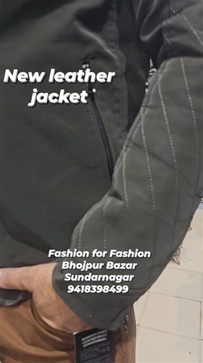 12K views · 319 reactions | New leather jacket #trandingartickal #newcollection2025 #fashion #premiumquality #faishonforfaishon #mandi #SundarNagar #himachalpradesh | Bittu Thakur | Facebook