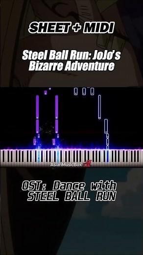 Learn This JoJo Piano Part in 50 Seconds 🎹 | Dance with STEEL BALL RUN